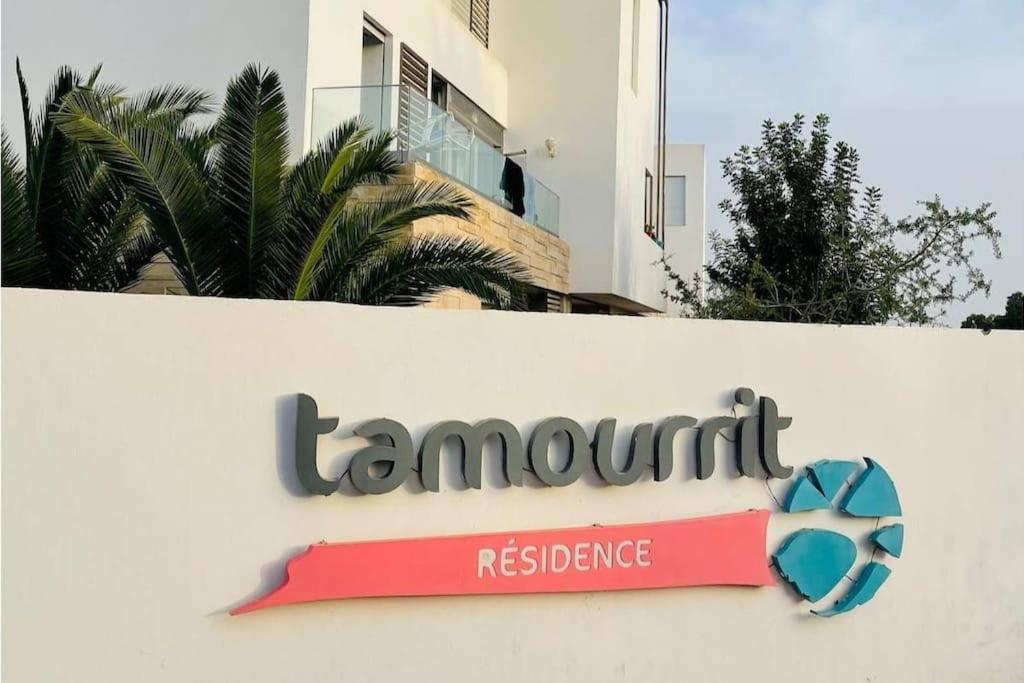 Luxurious Golf & Sea View Beach Apartment With Pool Access - Tamourrit, Taghazout Bay Екстер'єр фото